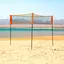 Sharknet Sandvolleyboll-set Triangelspel och vanligt spel
