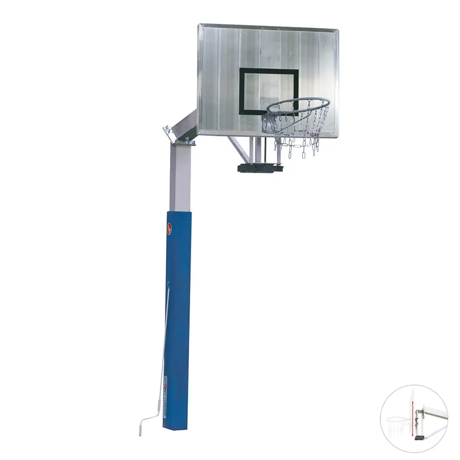 Basketställning  Fair Play 2.0 120x90 cm | Justerbar | Fast korg 