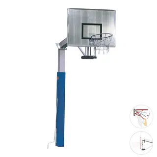 Basketställning  Fair Play 2.0 Fastmonterad | Justerbar höjd| Dunkkorg