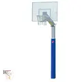 Basketst&#228;llning Fair Play Silent 2.0 180x105 cm | Fastmonterad | Dunkkorg