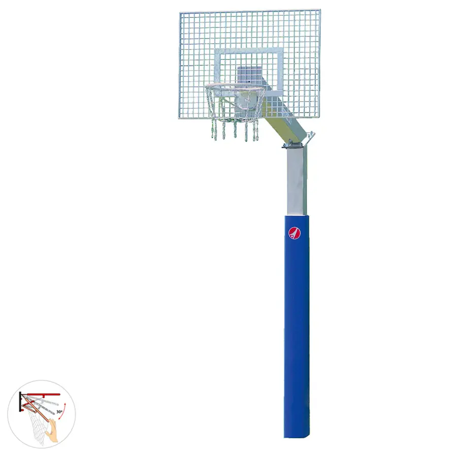 Basketställning Fair Play Silent 2.0 180x105 cm | Fastmonterad | Dunkkorg 