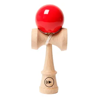 Kendama Play X R&#246;d Klubba med boll | Jonglering