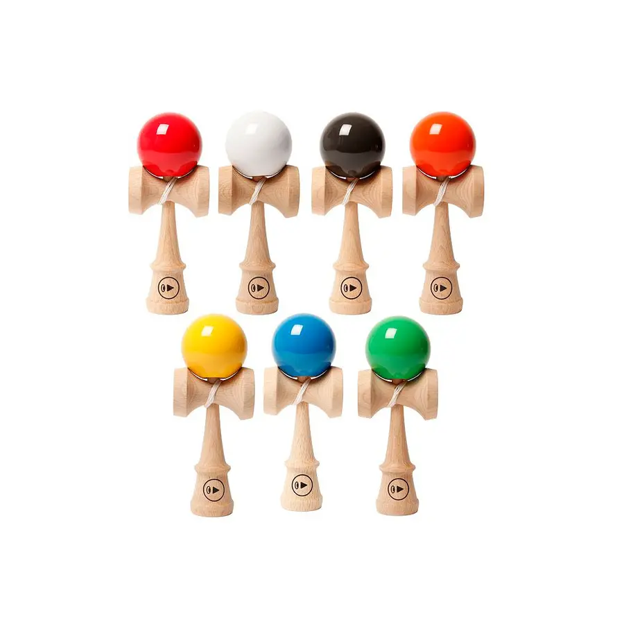 Kendama Play X Röd Klubba med boll | Jonglering 