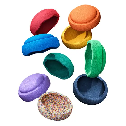Balansstenar Stapelstein® 9 stk. Stapelstenar till lek och balans