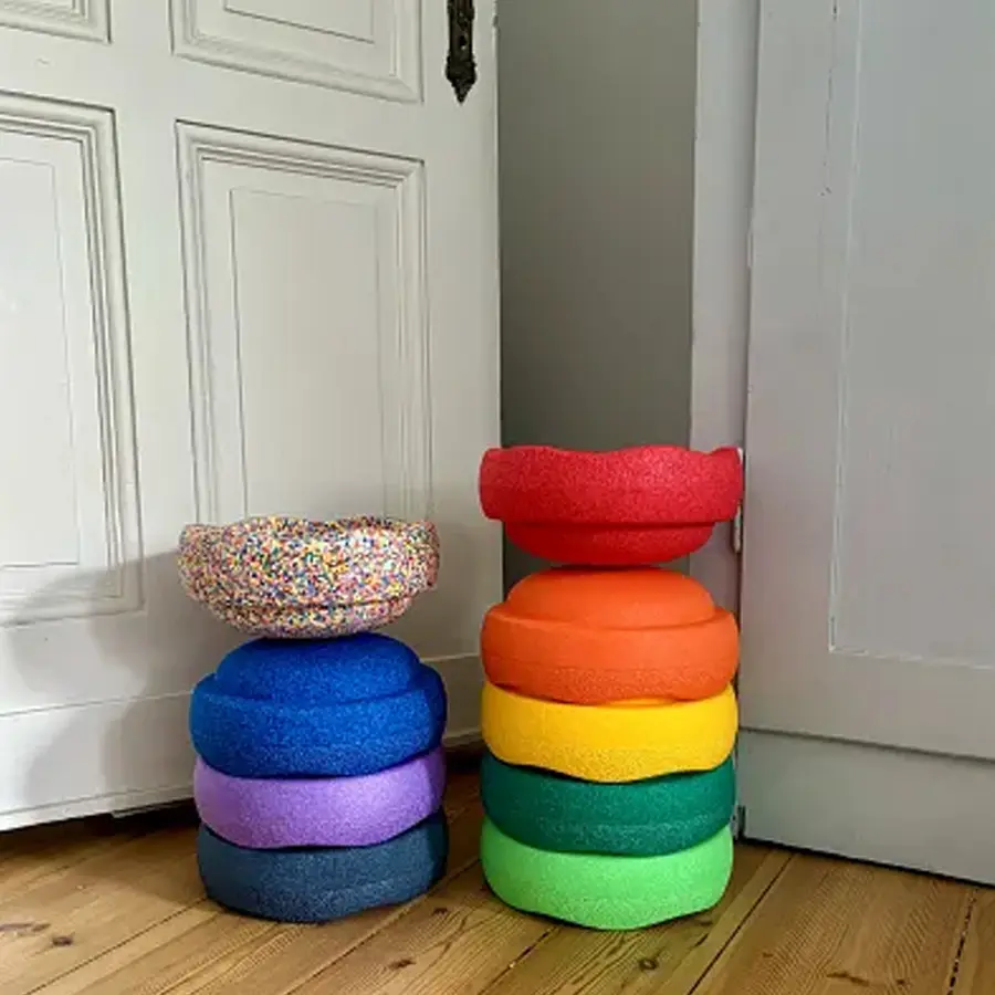 Balansstenar Stapelstein® 9 stk. Stapelstenar till lek och balans 