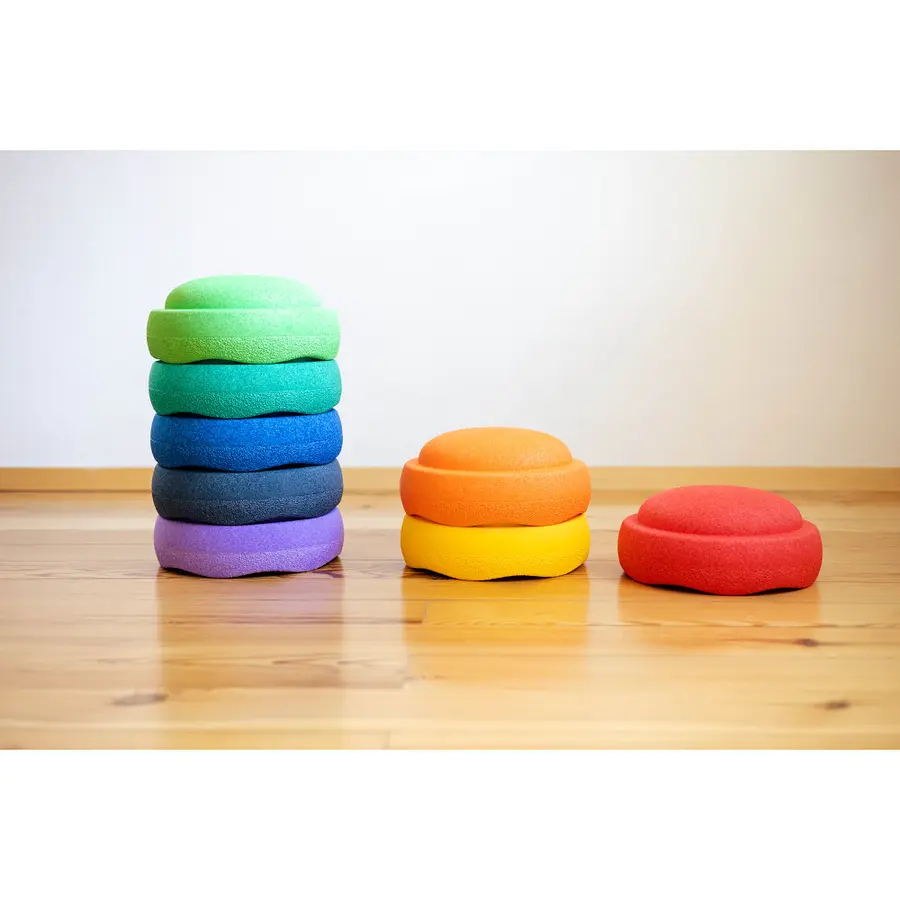Balansstenar Stapelstein® 9 stk. Stapelstenar till lek och balans 