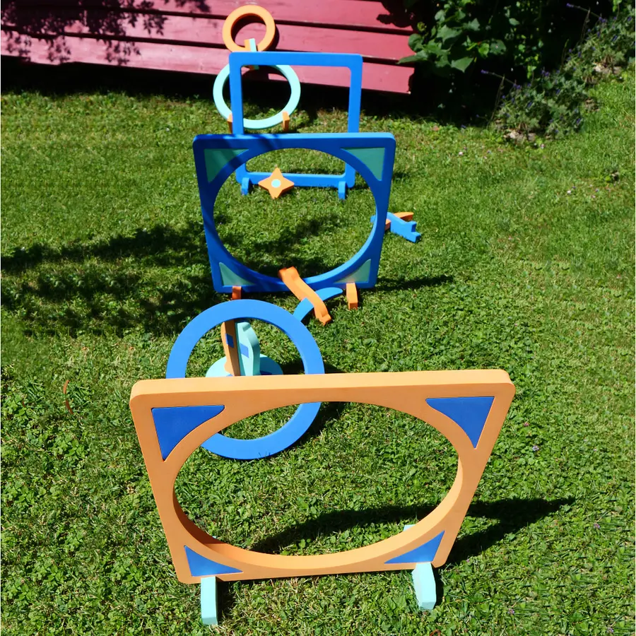 Schildkröt Active Game Hinder och ringar för aktiv lek 