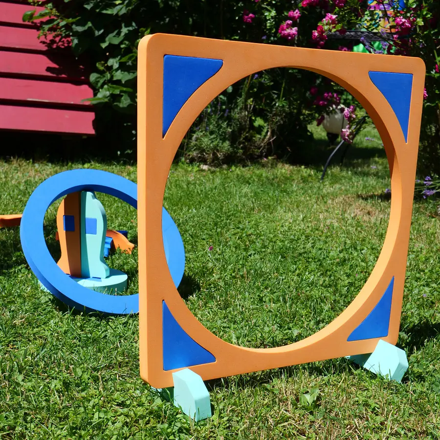 Schildkröt Active Game Hinder och ringar för aktiv lek 