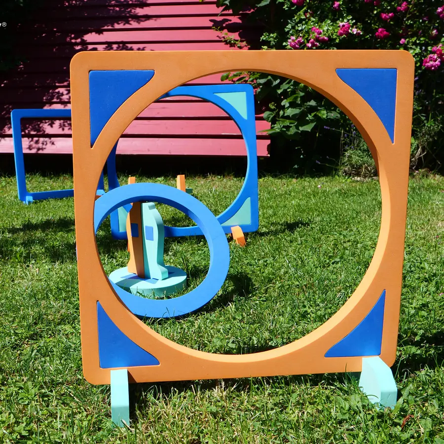 Schildkröt Active Game Hinder och ringar för aktiv lek 