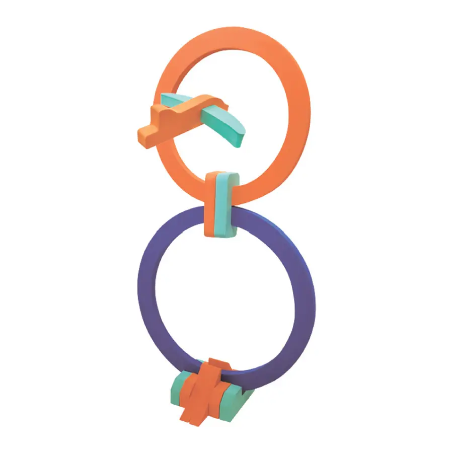 Schildkröt Active Game Hinder och ringar för aktiv lek 