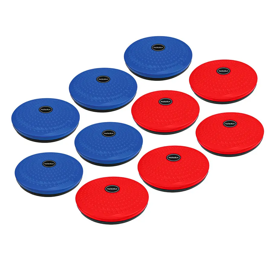 Beleduc Spin & Balance Set med 10 roterande balansbrädor 