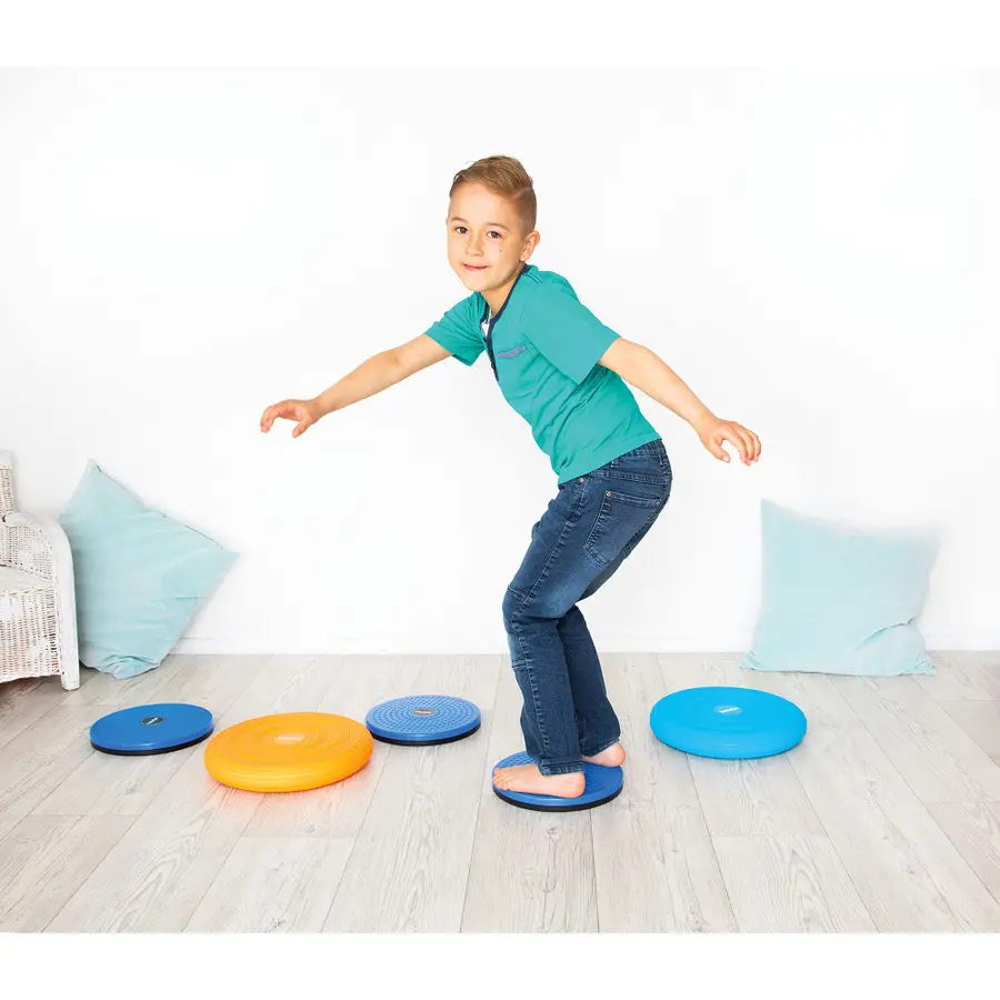Beleduc Spin & Balance Set med 10 roterande balansbrädor 