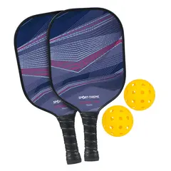 Pickleball Sport-Thieme Paddle Touch 2 rack | 2 bollar | Förvaringspåse