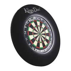 Skyddstavla med ljus till dart Dart Kings Dart LED Svart | 26 cm bred