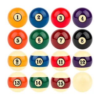 Biljardbollar Stradivari Tournament 57,2 mm | Biljardbollar utan väska