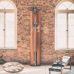 Kabeldragmaskin i trä Slimbeam För hemmaträning med snygg design