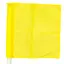 Flagga till h&#246;rnstolpe 50 mm Fyrkantig h&#246;rnflagga Gul