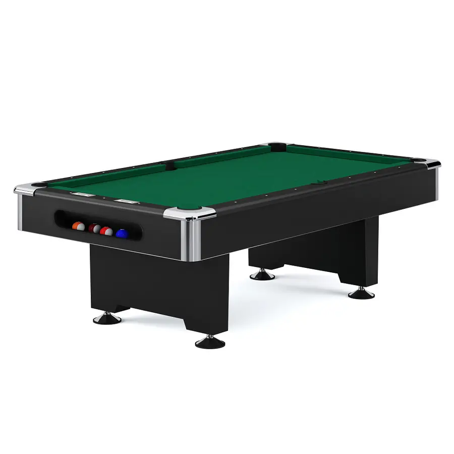 Biljardbord Club Pro III Skiffer 9 fot Grön Simonis 860 duk 
