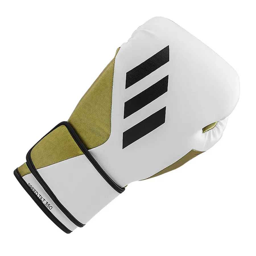 Boxningshandskar Adidas Speed Tilt 350V White/Gold 16 oz 