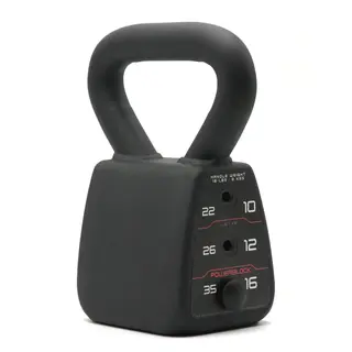 PowerBlock Kettlebell Justerbar vikt 8–28 kg