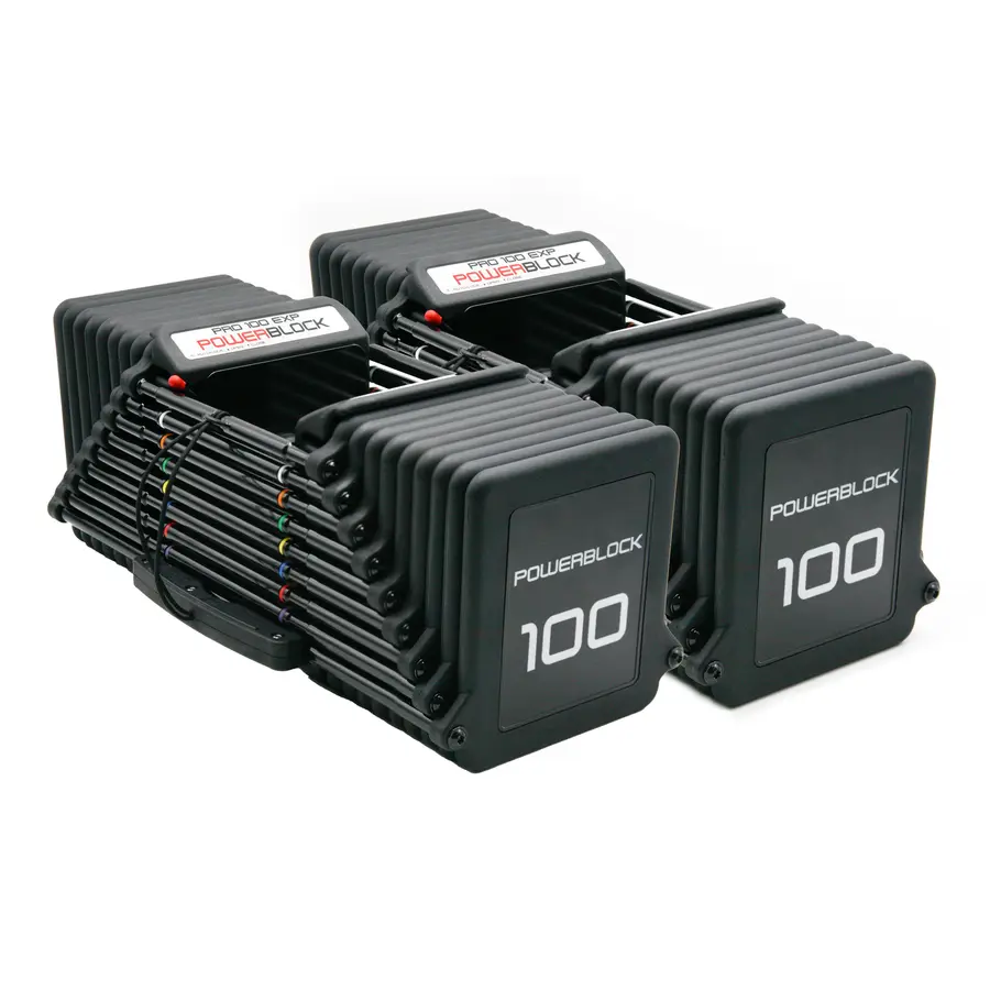 PowerBlock Manual PRO 100 EXP Justerbar hantel | 1-45 kg 
