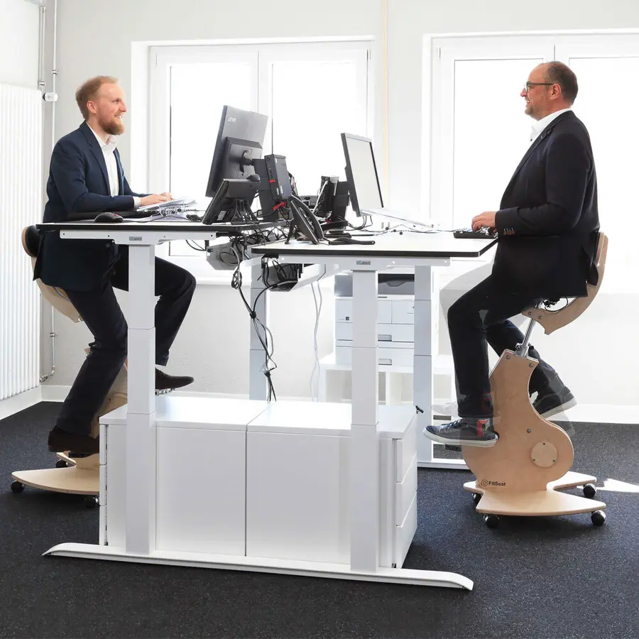 Motionscykel för kontoret | Naturträ Cykla medans du jobbar 