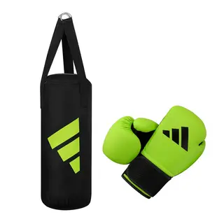 Adidas boxningsset Youth Boxing Kit 8 oz Boxningssäck och boxningshandskar | Grön