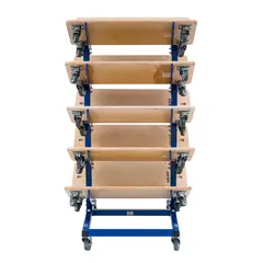 F&#246;rvaringsvagn med hjul Vagn f&#246;r rullbr&#228;dor | 80 x 47 x 105 cm