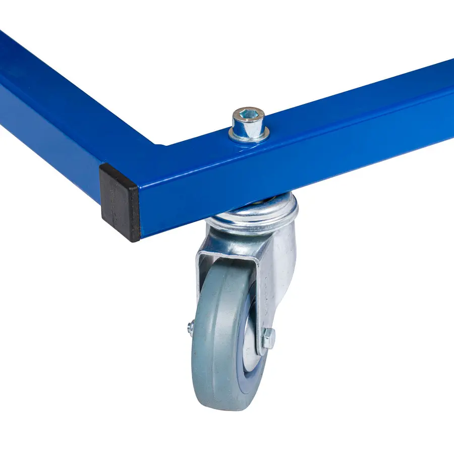 Förvaringsvagn med hjul Vagn för rullbrädor | 80 x 47 x 105 cm 