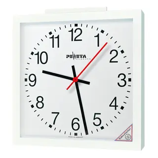 Peweta radiostyrd v&#228;ggklocka 60x60 Inomhus | Batteridrift | Arabiska siffro