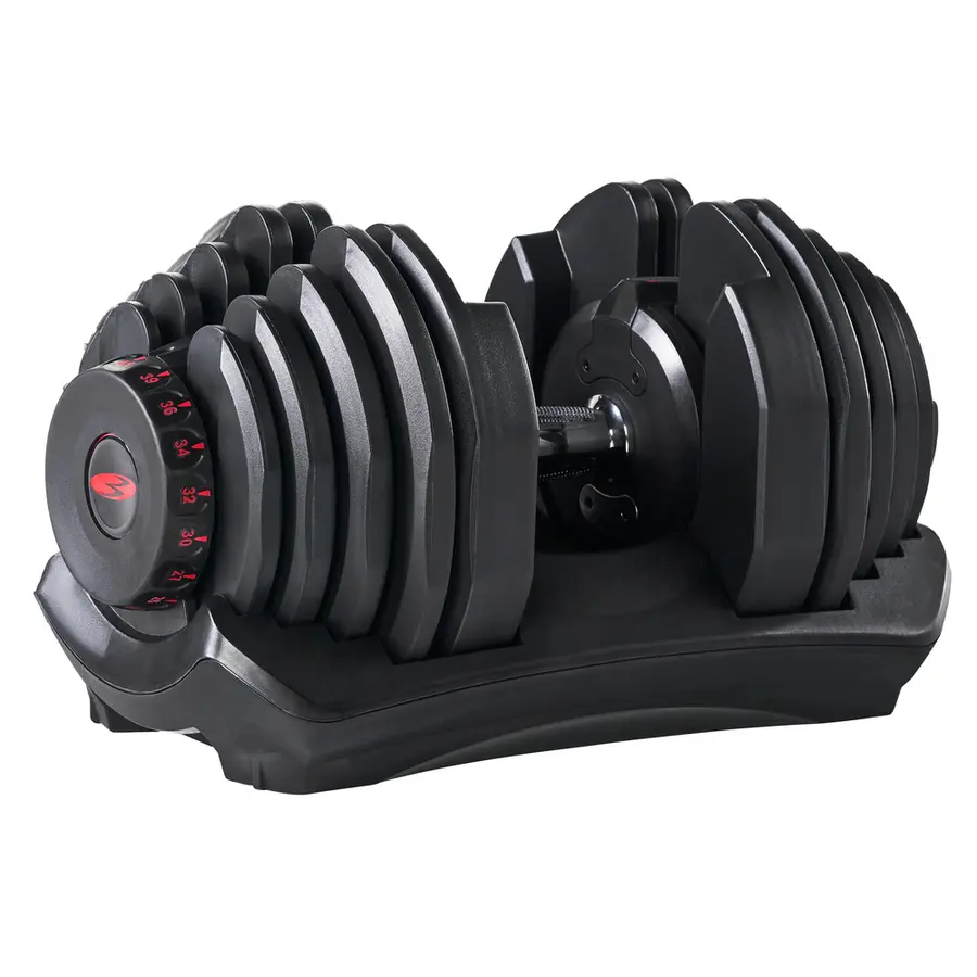 Bowflex Selecttech Dumbbells 1 x 4-41 kg Justerbar hantel | 17 viktnivåer 