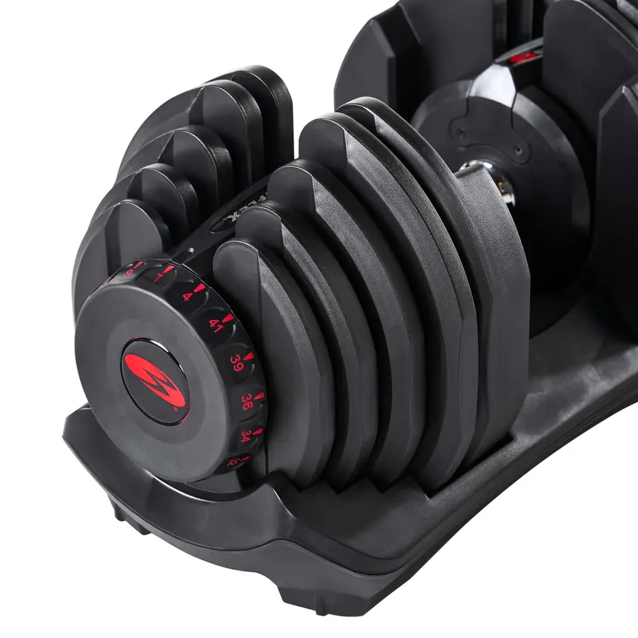 Bowflex Selecttech Dumbbells 1 x 4-41 kg Justerbar hantel | 17 viktnivåer 