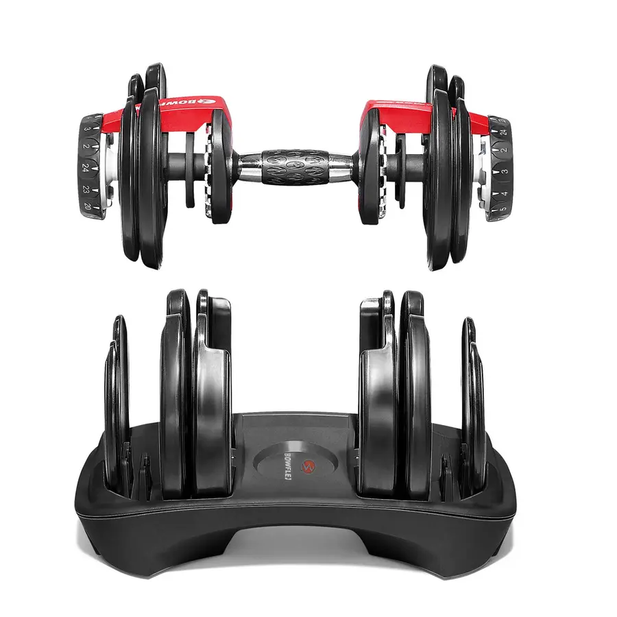 Bowflex Selecttech Dumbbells 2-24 kg 1 x Justerbar hantel | 15 viktnivåer 