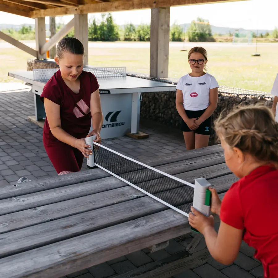 Portabelt utdragbart bordtennisnät Infällbart pingisnät 