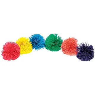 Kooshboll 10 cm | 6 st Spordas | Boll med gummitr&#229;dar