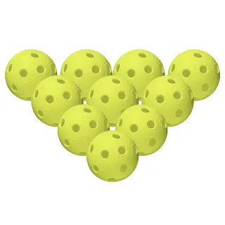 Innebandybollar Crater Unihoc | Gul 10 st. | Matchgodk&#228;nd | IFF