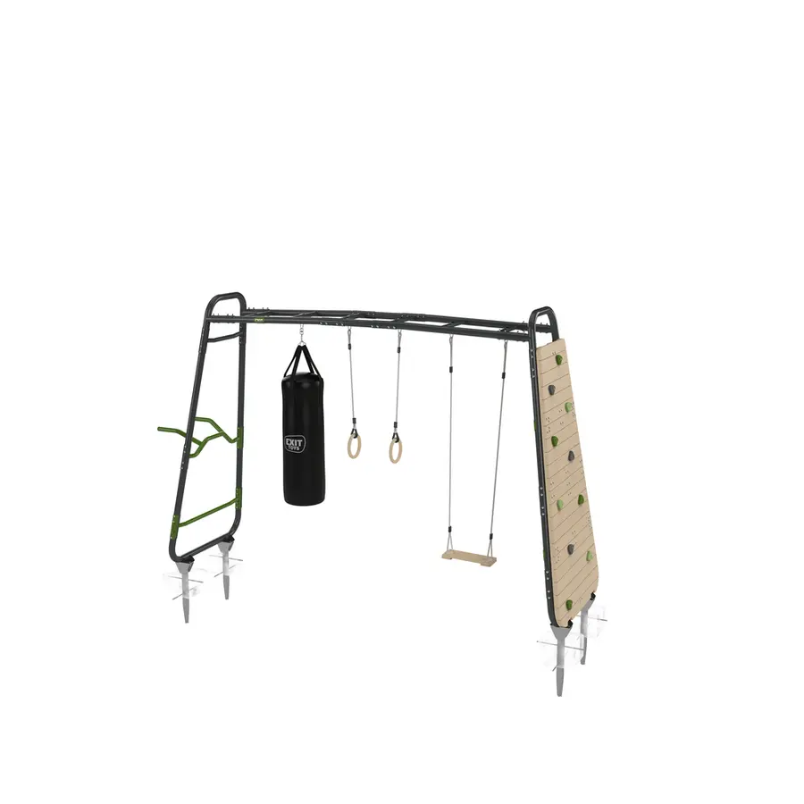 EXIT GetSet monkeybar MB320 Träningsställning 400 x 125 cm Utrustad 