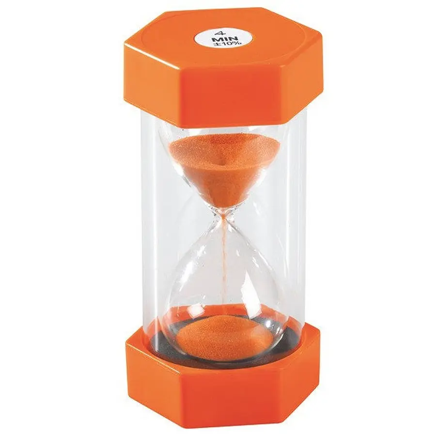 Timglas 4 minuter Med färgad sand 