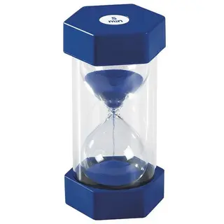 Timeglass 5 minutter med farget sand