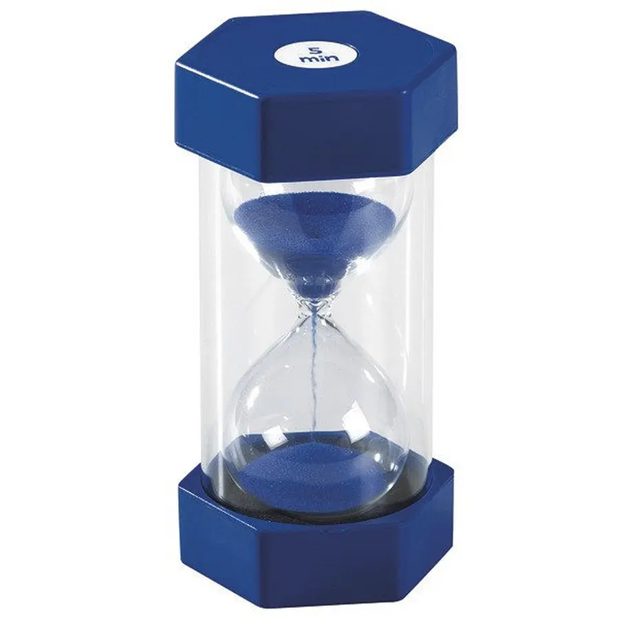 Timglas 5 minuter Med färgad sand 