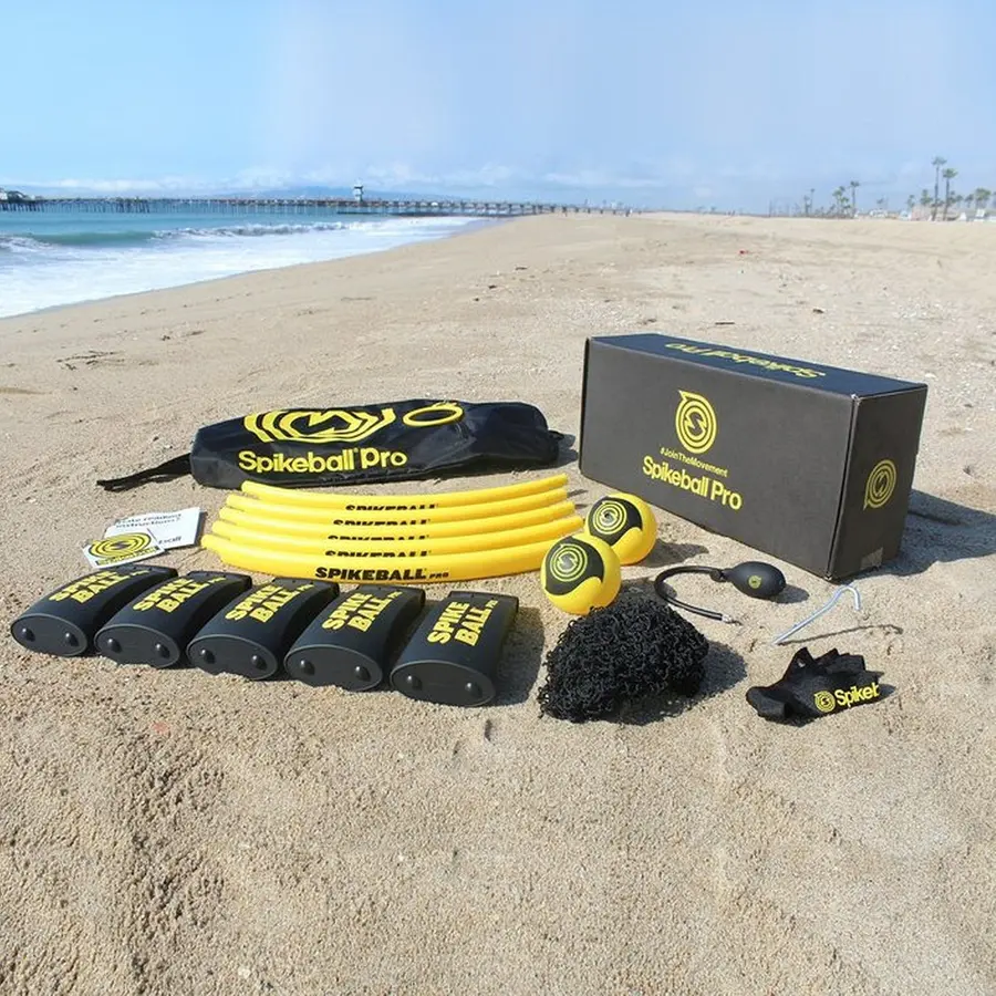 Spikeball PRO | Originalet Tävlingssetet | Studsmatta med boll 