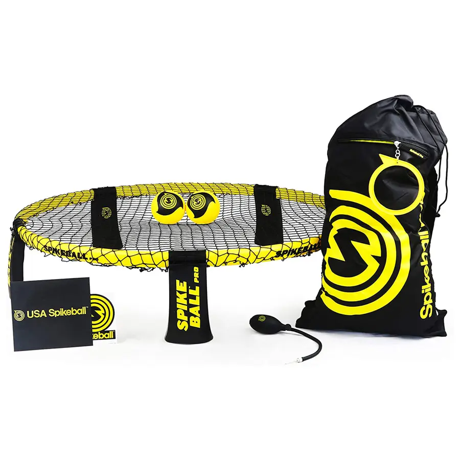 Spikeball PRO | Originalet Tävlingssetet | Studsmatta med boll 
