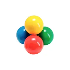 Freeball 5 cm | 1 st Lätt, lateksfri gummiboll