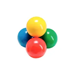 Freeball - 5 cm 1 stk. | Lett gummiball | Lateksfrie