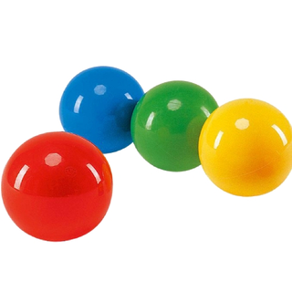 Freeball 6,5 cm | 4 st l&#228;tt gummiboll