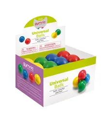 Freeball 12,5 cm Maxi 24 st. Set med 24 bollar