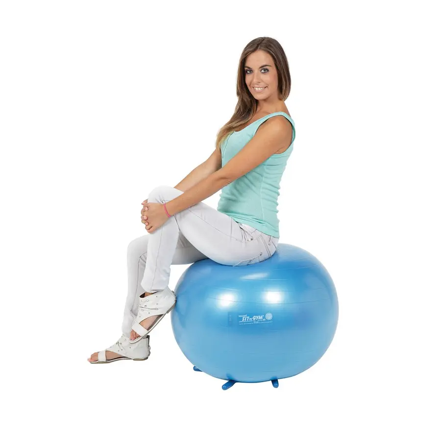 Sittboll Sit'n gym 65cm  Blå 1 st. Kontorsboll att sitta på. Latexfri 