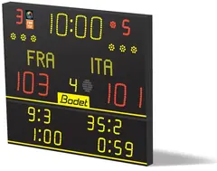 Resultattavle Bodet 8T220 Med lagnavn Alpha | Inkl. Scorepad