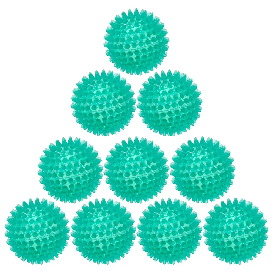 Massagebollar Reflex| Latexfria | 8cm 10st piggbollar | Gröna 