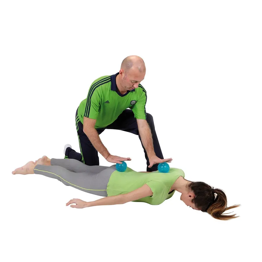 Massagebollar Reflex ø 8 cm  | Hård Piggboll för masssage | Grön 